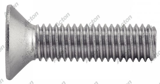 Lot De 25 Vis à Tête Fraisée M2x4 En Acier Inoxydable A2 - Six Pans Creux (ISO 10642) - Pour Montage Discret Et Robuste