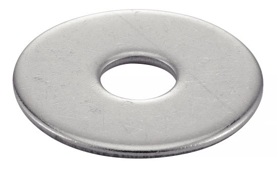 Rondelles plates série large lu inox a2, diamètre 16 mm, boîte de 50 pièces  - Accessoires pour portes et loquets - Achat & prix