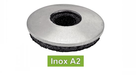 RONDELLES D'ETANCHEITE AVEC JOINT EPDM - INOX A2 - LES-INOXYDABLES