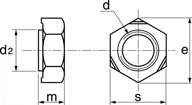 Écrou d'ancrage d'angle avec filetage M6 de Merlin Motorsport