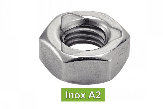 Ecrous inox auto-cassant anti-vol de sécurité M8 et M10 standard