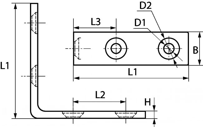 Equerre de dessin technique