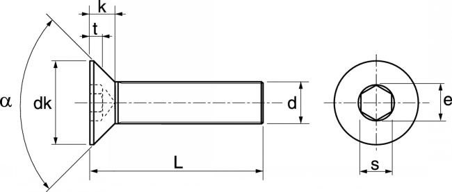 Référence pièce détachée CHS MTD : 092.64.028 - Vis Cylindrique