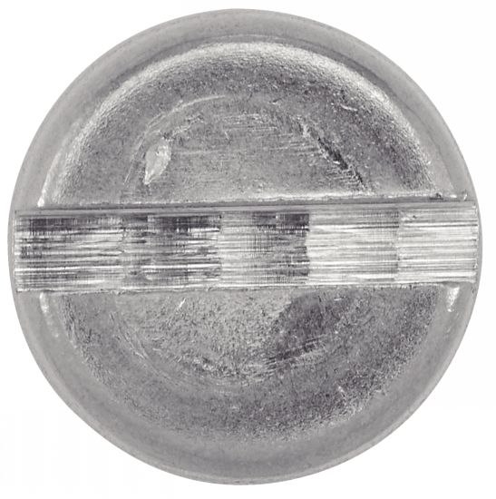 Vis métaux TCF 3X10 tête cylindrique fendue en Inox A2