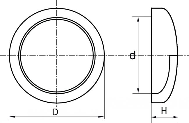 Cache vis tête fraisée Nylon blanc M4/M5 diamètre 5mm avec rondelle Vendu  par 5