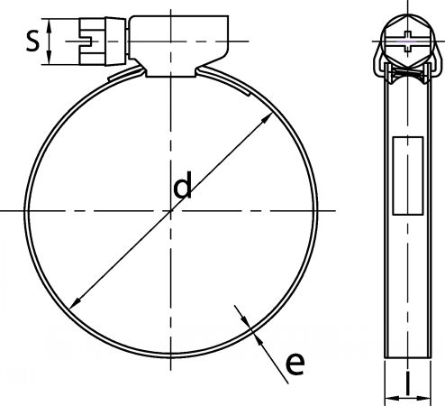 COLLIER DE SERRAGE BANDE NON PERFOREE DE 5MM, 9MM OU 12 MM INOX A2