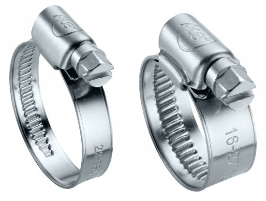 Mini-collier de serrage en acier inoxydable V2A DIN 3017 7 - 11 mm