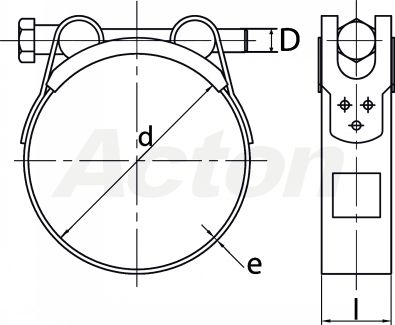Collier tourillons  w1