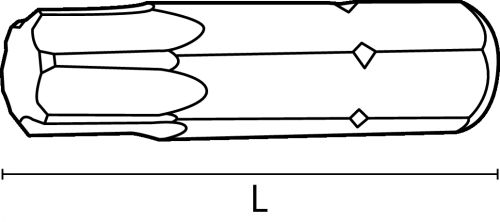 Embouts six lobes