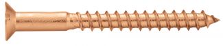 Vis bois tête fraisée fendue laiton  / Slotted countersunk head wood screws