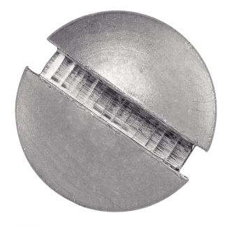 Vis à métaux tête fraisée bombée fendue inox A2 / Slotted countersunk head machine screws