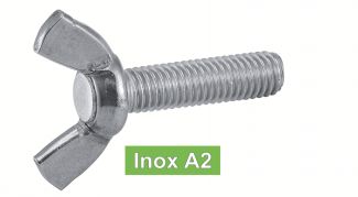 Vis à oreilles forme américaine inox A2 / Wing screws - American form