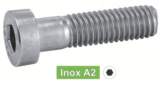 Vis à métaux tête cylindrique six pans creux inox A2 / Hexagon socket head cap screws