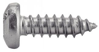 Vis à tôle tête cylindrique carrée fendue inox A2 / Square slotted pan head self tapping screws forme C