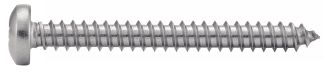 Vis à tôle tête cylindrique large pozidrive inox A2 / Pozidrive pan head self tapping screws forme C