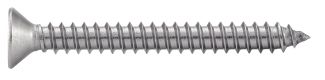 Vis à tôle tête fraisée pozidrive inox A2 / Pozidrive countersunk head self tapping screws forme C