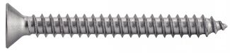 Vis à tôle tête fraisée carrée inox A2 / Square countersunk head self tapping screws forme C