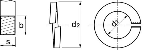 Rondelles élastiques grower / Spring lock washers