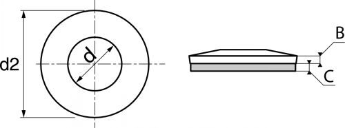 Rondelle étanchéité joint EPDM / EPDM washers