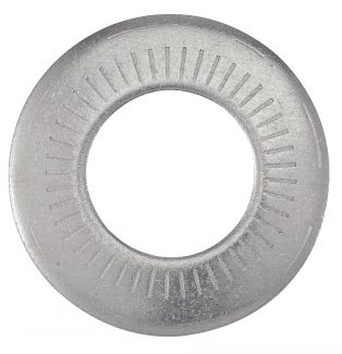 Rondelles coniques striées série étroite inox A2 / Contactlock washers narrow type