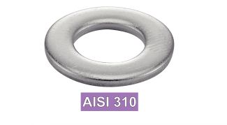 Rondelles inox plates découpées AISI 410 / Plain stamped washers