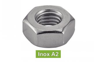 Ecrous hexagonaux inox A2 / Hexagon nuts