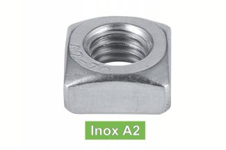 Ecrous carrés inox A2 / Square nuts