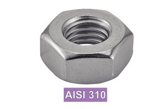 Ecrous hexagonaux pour haute température AISI 310 / Hexagon nuts for high temperature