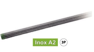 Tige filetée - UNC - longueur 3 pieds inox A2 / Threaded rods