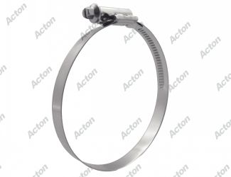 Collier bande non perfor&eacute;e t&ecirc;te d&eacute;port&eacute;e 12mm