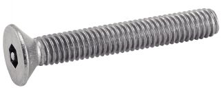 Vis tête fraisee inviolable teton central / Hexagon socket countersunk head screws with pin