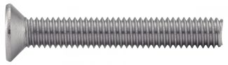 Vis à metaux inviolable snake eyes / Metric thread flat head security screws - snake eye