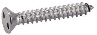 Vis tole tête fraisee inviolable snake eyes inox A2 / Self tapping security screws flat head - snake eye