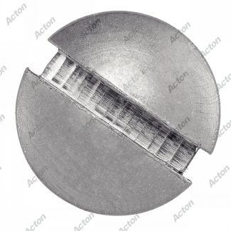 Vis &agrave; m&eacute;taux t&ecirc;te frais&eacute;e bomb&eacute;e fendue inox A4 / Slotted countersunk head machine screws