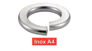 Rondelles inox élastiques grower inox A4 / Spring lock washers