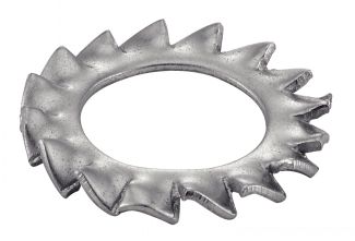 Rondelles inox éventail à dentures extérieures AZ / Serrated external teeth lock washers