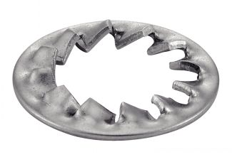 Rondelles éventail à dentures intérieures JZ inox A4 / Serrated internal teeth lock washers