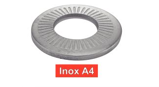 Rondelles coniques striées série moyenne inox A4 / Contactlock washers medium type