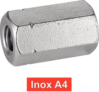 Ecrous hexagonaux m = 3xd inox A4 / Hexagon nuts, m = 3 x d