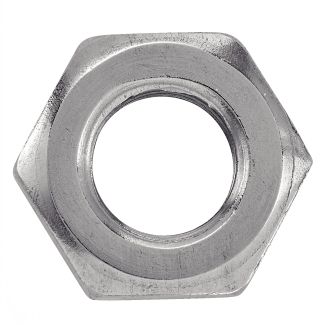 Ecrous bas hexagonaux filetage métrique pas fin inox A4 / Hexagon thin nuts metric fine pitch thread