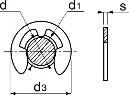 Bague d'arrêt