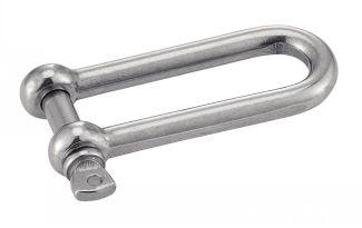 Manille droite forgée inox A4 / Forged straight shackle