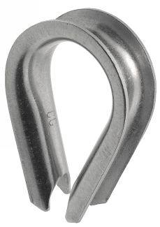 Cosse coeur inox A4 / wire thimble