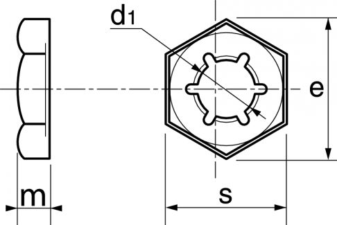 Pal-écrous autofreinés / Pal self-locking counter nuts