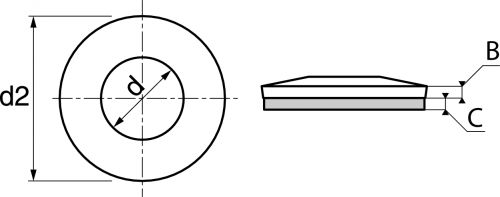 Rondelle étanchéité joint EPDM / EPDM washers