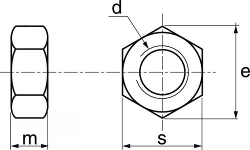 Ecrou hexagonal