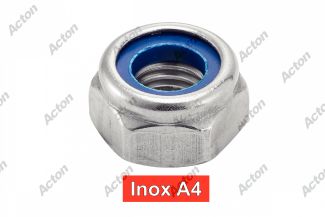 Ecroux hexagonaux bague nylon