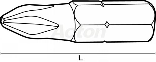 Embouts phillips acier