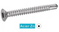 Vis autoperceuses tête fraisée carrée / Square countersunk head self drilling screws