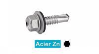 Vis autoperceuses tête hexagonale rondelle / Hexagon head with EPDM bonded washer Ø16 self drilling screws